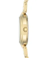 Anne Klein Women's Gold-Tone Link Bracelet Watch 28mm