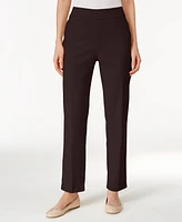 Alfred Dunner Petite Classics Tummy-Control Pull-On Straight-Leg Pants, & Short