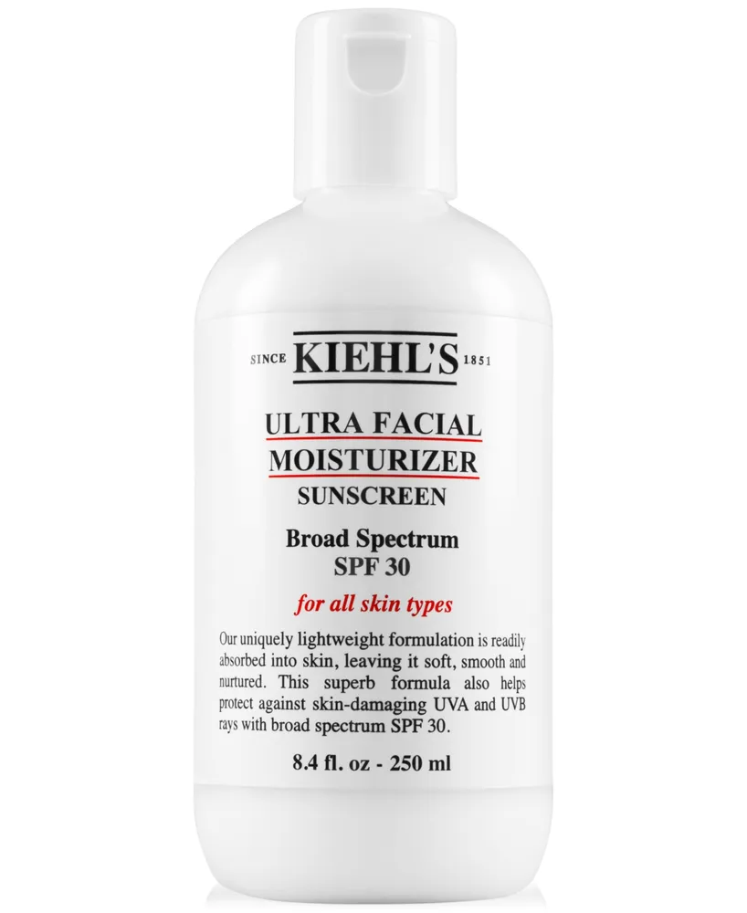 Kiehl's Since 1851 Ultra Facial Moisturizer Sunscreen Spf 30, 8.4