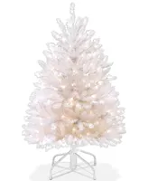 National Tree Company 4.5' Dunhill White Fir Tree With 450 Clear Lights