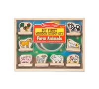 Melissa & Doug Farm Animals My First Wooden Stamp Set