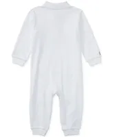 Polo Ralph Lauren Baby Boys Embroidered Cotton Coverall