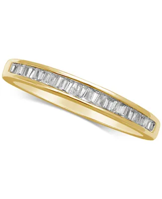 Diamond Baguette Band (1/7 ct. t.w.) 14k White Gold, or Rose Gold