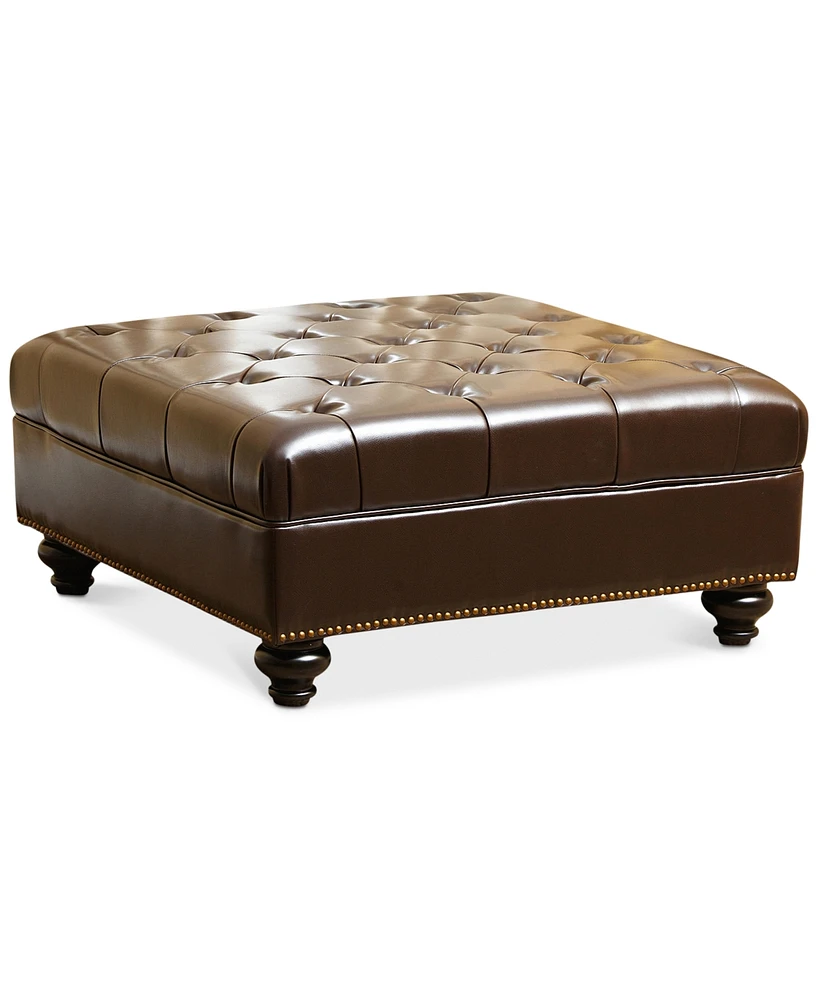 Drake Nailhead Trim Ottoman