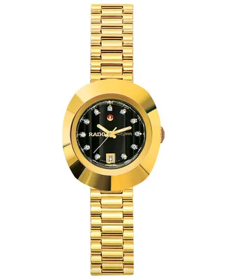 Rado Watch, Women's Automatic Original Gold Pvd Stainless Steel Bracelet R12416613