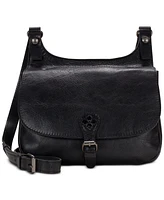 Patricia Nash London Smooth Leather Saddle Bag