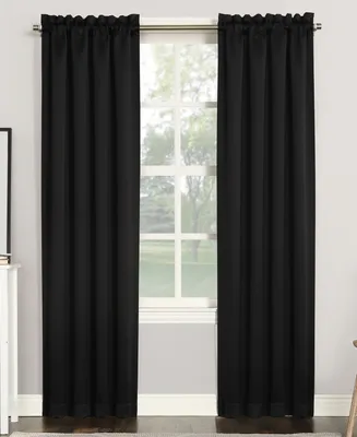 Sun Zero Preston 40" x 63" Rod-Pocket Blackout Curtain Panel