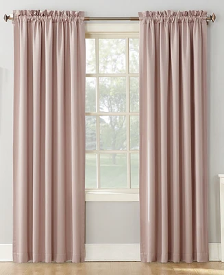 Sun Zero Grant Room Darkening Rod Pocket Curtain Panel