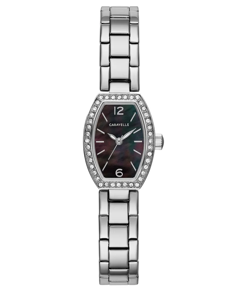 Caravelle Designed by Bulova Women's Stainless Steel Bracelet Watch 18x24mm