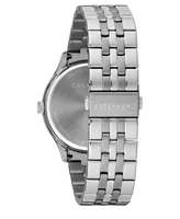 Caravelle Designed by Bulova Men's Stainless Steel Bracelet Watch 41mm