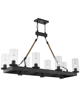 Livex Metuchen 11-Light Linear Chandelier