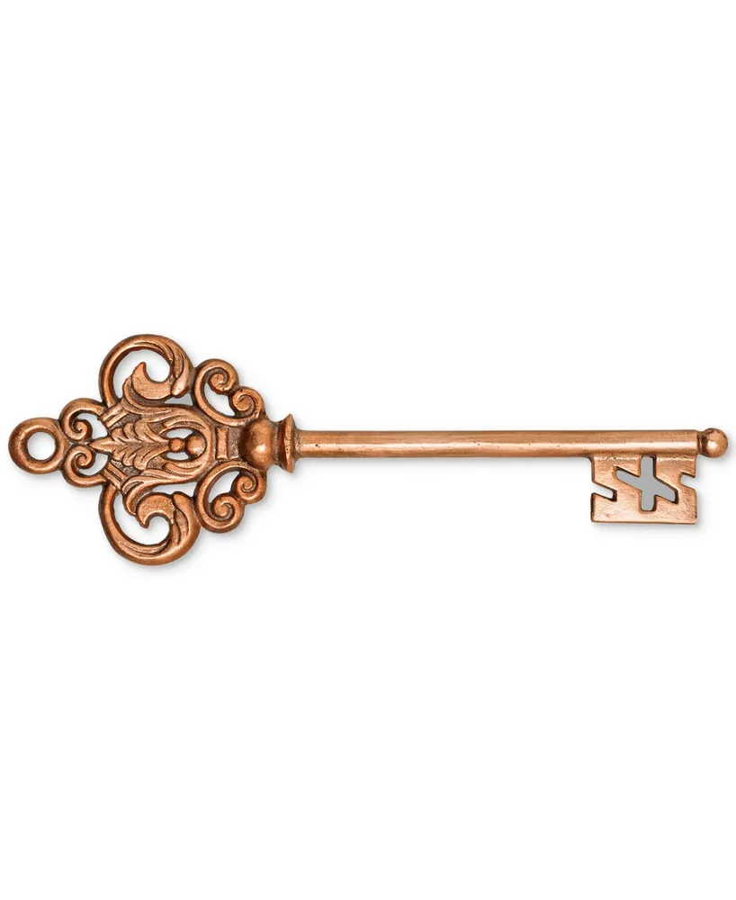 Graham & Brown Rose Gold-Tone Castle Key Wall Art