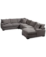 Rhyder -Pc. Fabric Sectional Sofa with Chaise