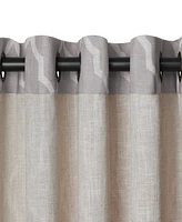 Elrene Home Fashions Medalia Geometric Window Curtain Panel