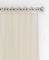 Elrene Greta 50" x 108" Crushed Sheer Curtain Panel