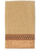 Avanti Braided Cuff Medallion Hand Towel, 16" x 30"