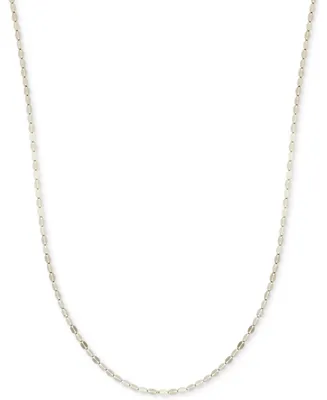 18" Polished Fancy Link Chain Necklace (1-3/8mm) in 14k Gold