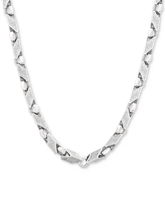 Men's 24" Link Chain in Sterling Silver