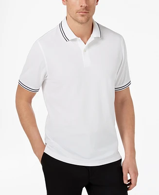 Club Room Men's Performance Stripe Polo, Created for Macy's