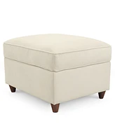 Lidia Fabric Ottoman, Created for Macy's