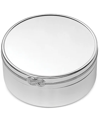 Vera Wang Wedgwood Infinity Large Round Keepsake Box