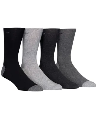 Calvin Klein Men's Heel Toe Socks 4-Pack