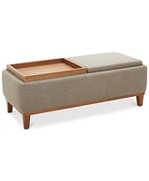 Jollene Fabric Storage Cocktail Ottoman, Created for Macy's