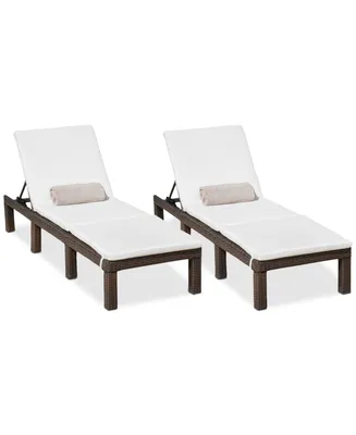 Wellington Outdoor Chaise Lounge (Set Of 2)