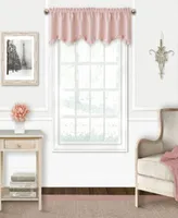 Elrene Kids Adaline Faux Silk Blackout Rod Pocket Curtain Panel Valance Collection