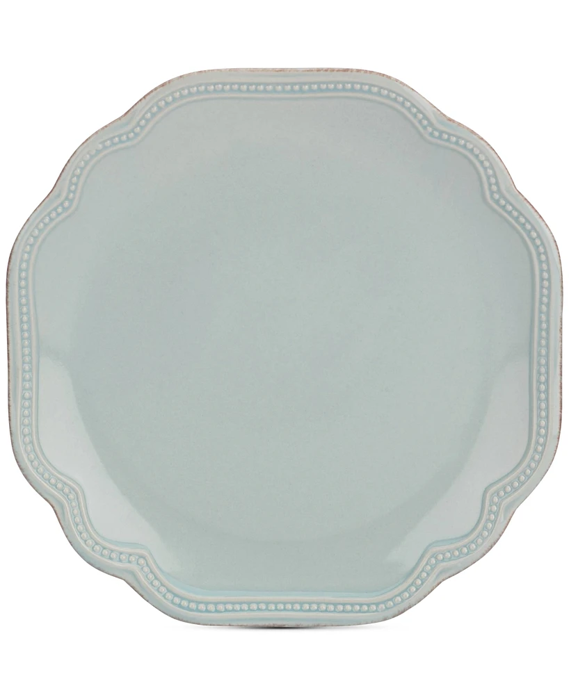 Lenox French Perle Bead Ice Blue Accent/Salad Plate