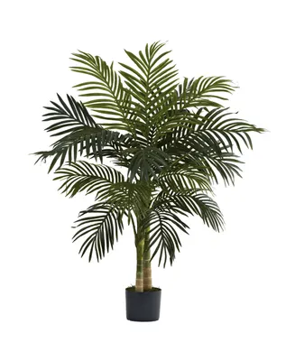 Nearly Natural 4' Golden Cane Palm Tree