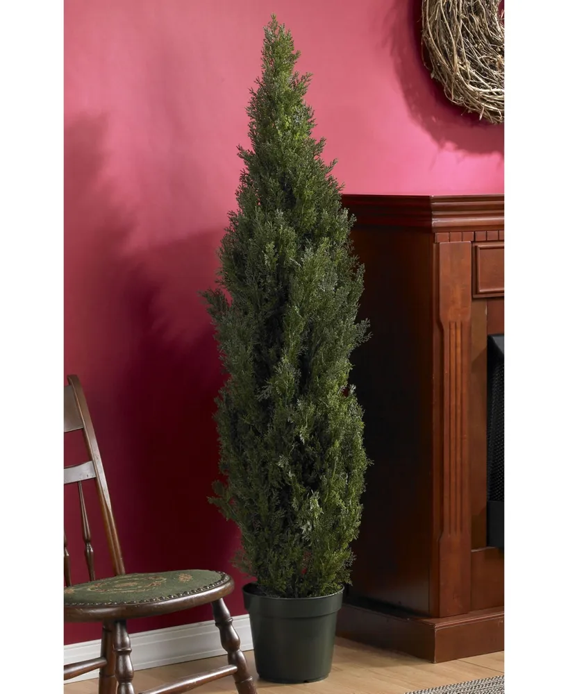 Nearly Natural 5' Mini Cedar Pine Indoor/Outdoor Tree