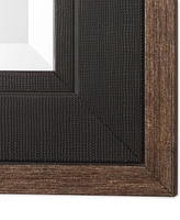 Uttermost Staveley Rustic Black-Framed Mirror