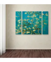 Vincent van Gogh 'Almond Branches In Bloom' Multi Panel Art Set Large