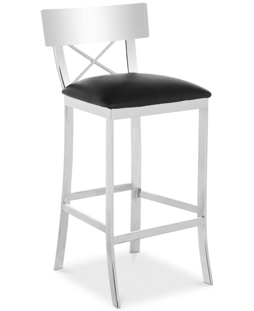 Elward Faux Leather Bar Stool