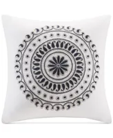 Ink+Ivy Fleur Embroidered Decorative Pillow, 18" x 18"