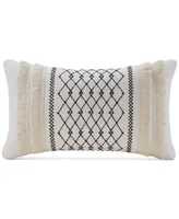 Ink+Ivy Bea Embroidered Decorative Pillow, 12" x 20"