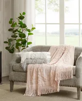 Madison Park Chloe Tufted Cotton Chenille Throw, 50" x 60"