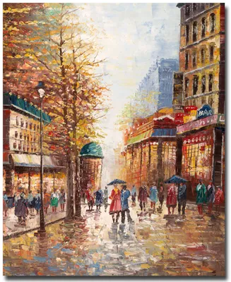 Joval 'French Street' Canvas Art