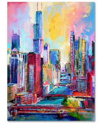 Richard Wallich 'Chicago 3' Canvas Art