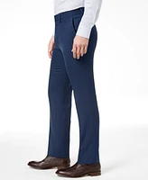 Kenneth Cole Reaction Men's Modern-Fit Micro-Check Dress Pants