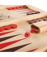 37-Pc. Wood Backgammon Game