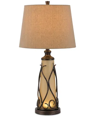 Cal Lighting 150W 3-Way Taylor Table Lamp with 1W Led
