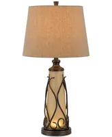 Cal Lighting 150W 3-Way Taylor Table Lamp with 1W Led