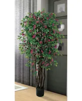 Nearly Natural 6' Artificial Bougainvillea Tree