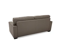 Ennia 75" Leather Full Sleeper, Created for Macy's
