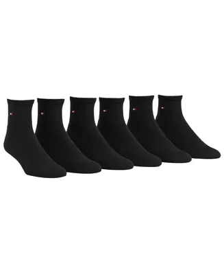 Tommy Hilfiger Men's Socks, "Pitch" Athletic Quarter 6-Pack