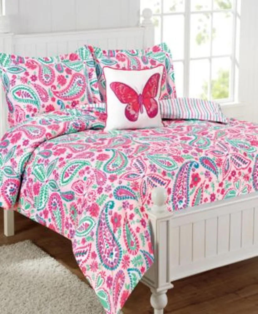 Fieldcrest Watercolor Floral 3-pc. Floral Comforter Set, Color