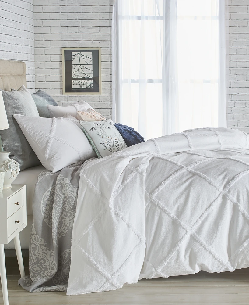 Peri Home Chenille Lattice 2-Pc. Comforter Set, Twin