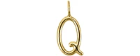 Sarah Chloe Amelia Mini Initial Charm in 14k Gold